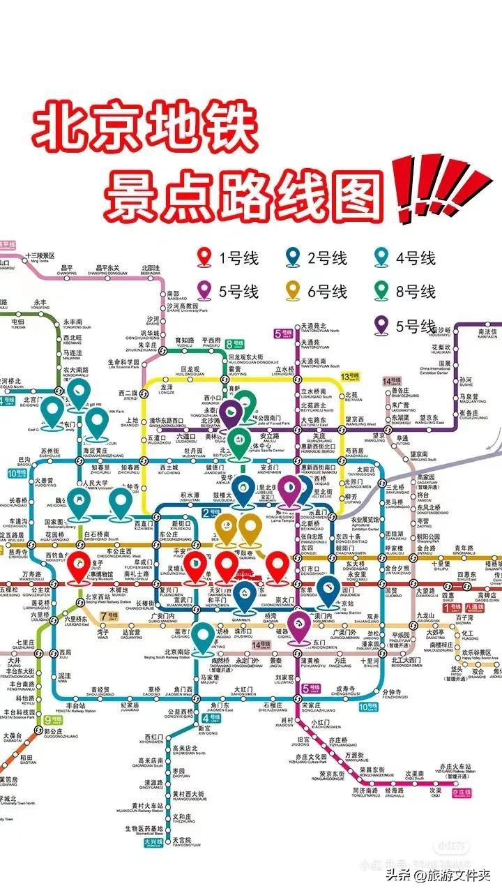 北京地铁最新线路图概览