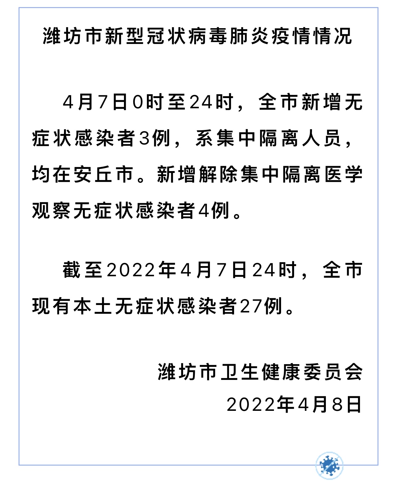 潍坊疫情最新消息全面解读与分析