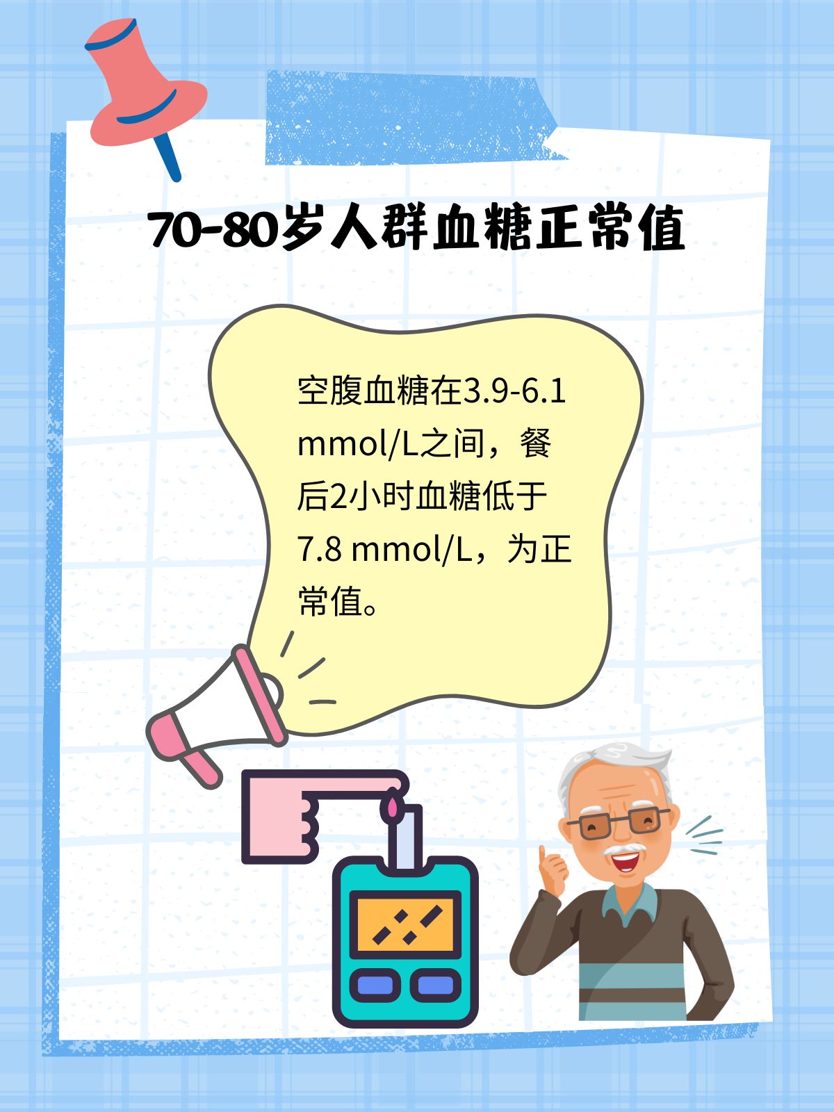 70岁老人血糖最新标准解析