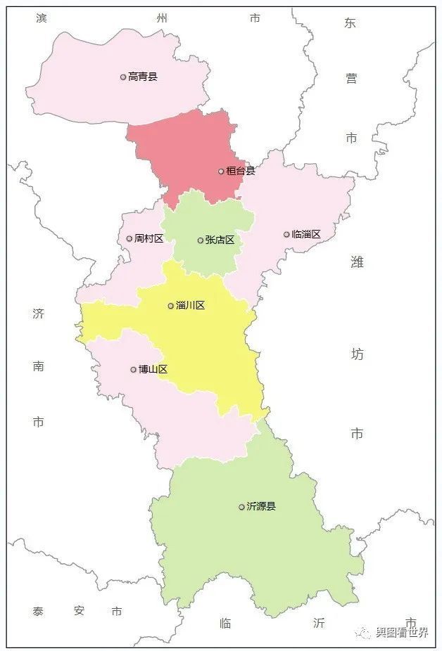 淄博市最新版地图，揭示城市新面貌的探索之旅