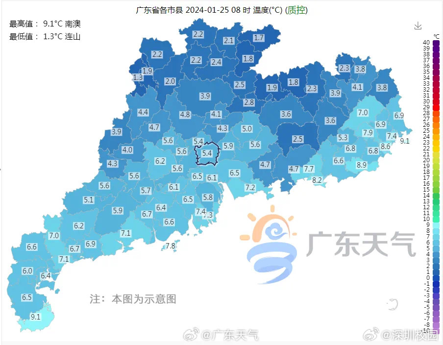 广东冷空气动态最新分析