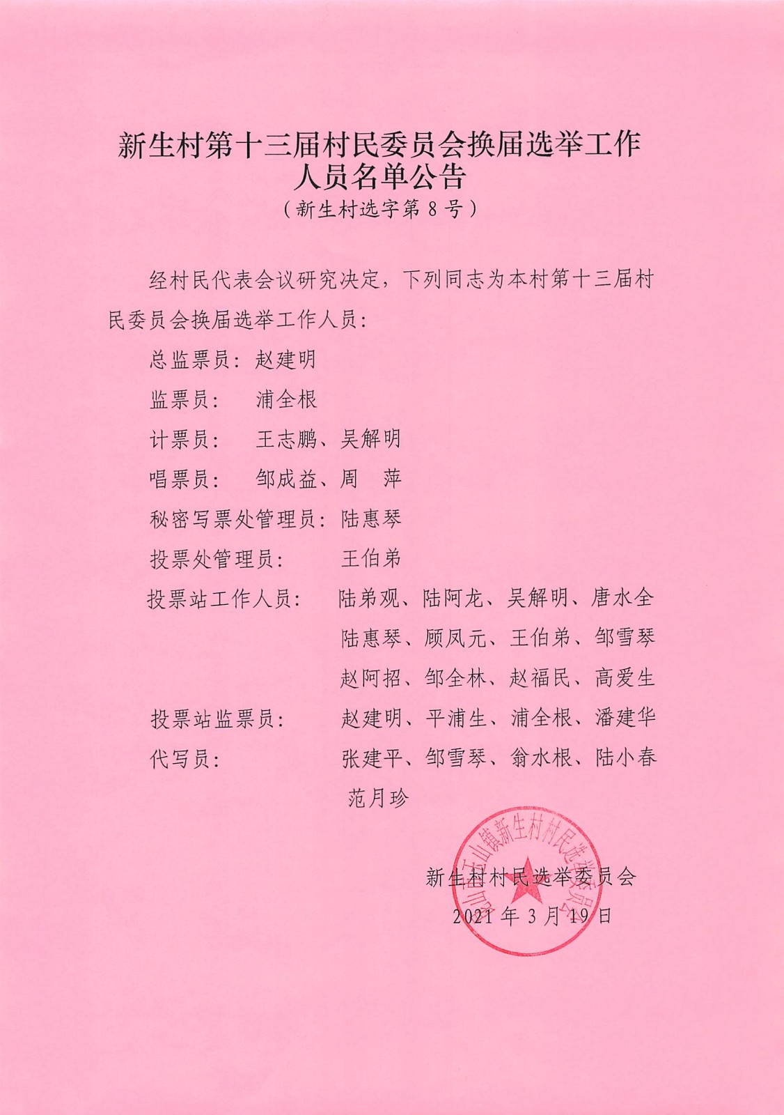 陈李家村委会人事大调整，重塑乡村领导团队，引领村级发展新篇章