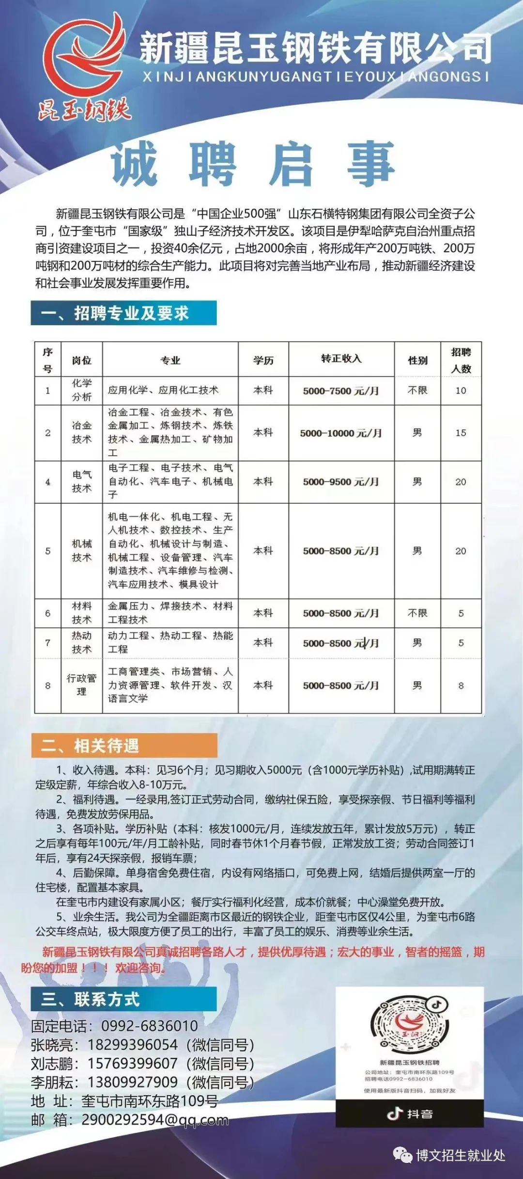 嘉黎县科学技术和工业信息化局招聘启事